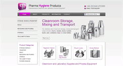 Desktop Screenshot of pharmahygieneproducts.com