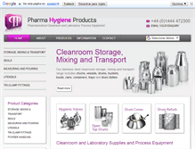 Tablet Screenshot of pharmahygieneproducts.com